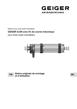 GEIGER GJ56.. Mode d'emploi