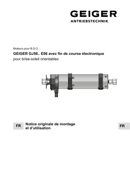 GEIGER GJ56.. E06 Mode d'emploi