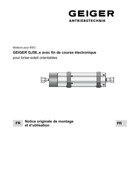 GEIGER GJ56.. e1-e5 Mode d'emploi