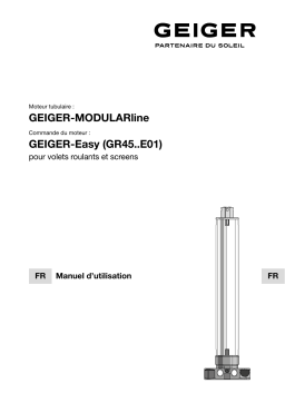 GEIGER MODULARline Easy Mode d'emploi