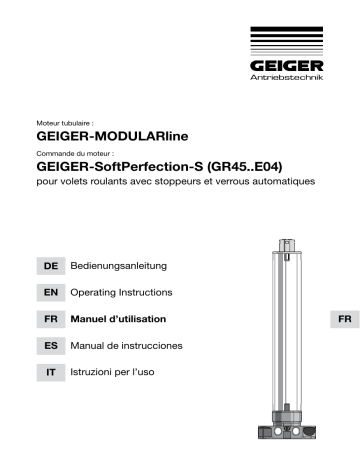 GEIGER MODULARline SoftPerfection-S Mode d'emploi | Fixfr