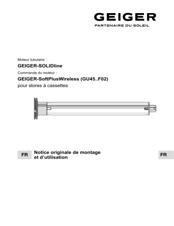 GEIGER SOLIDline SoftPlusWireless Mode d'emploi | Fixfr