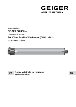 GEIGER SOLIDline SoftPlusWireless-Qi Mode d'emploi