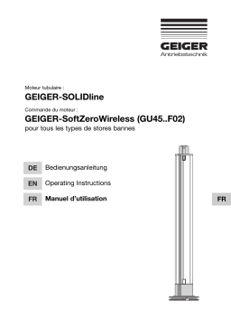 GEIGER SOLIDline SoftZeroWireless Mode d'emploi