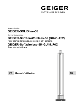 GEIGER SOLIDline SoftZeroWireless-55 & SoftWireless-55 Mode d'emploi