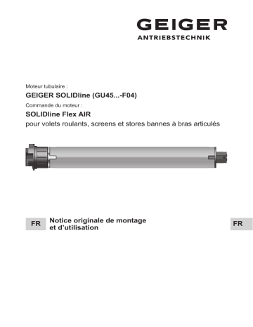 GEIGER SOLIDline Flex AIR Mode d'emploi | Fixfr