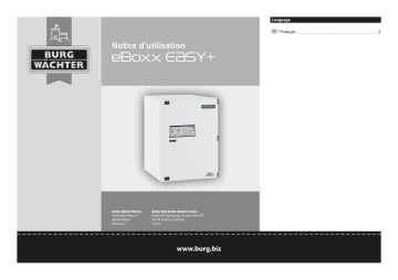 Burg-Wächter eBoxx EASY + Mode d'emploi | Fixfr