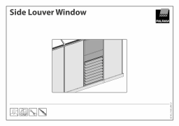 POLY-TEX Side Louvre Window Manuel utilisateur