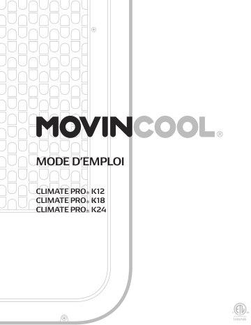 CPK12 | CPK18 | Movincool CPK24 Air Conditioner Mode d'emploi | Fixfr