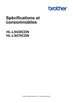 Brother HL-L9430CDN Color Printer spécification