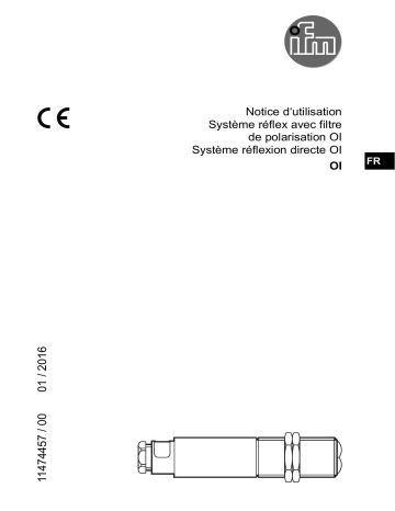 OI0003 | OI5004 | OI0002 | IFM OI5003 Diffuse reflection sensor Mode d'emploi | Fixfr