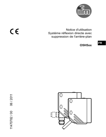 O5H500 | O5H503 | IFM O5H501 Diffuse reflection sensor Mode d'emploi | Fixfr