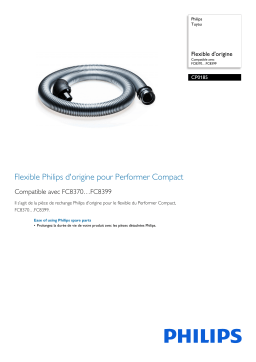 Philips CP0185/01 Tuyau Manuel utilisateur