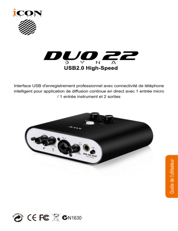 Icon Duo22 Dyna Interface Manuel utilisateur | Fixfr