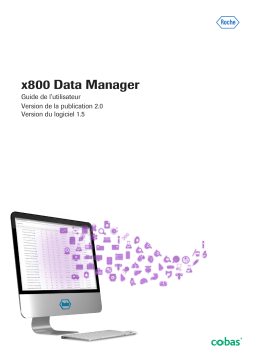 Roche X800 Data Manager Mode d'emploi