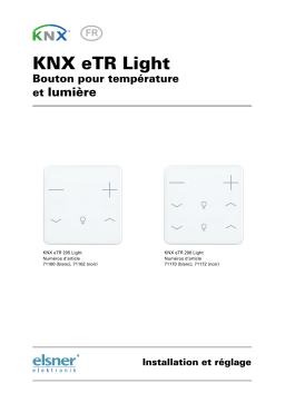 elsner elektronik KNX eTR 205/206 Light Manuel utilisateur
