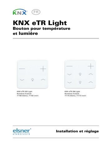 elsner elektronik KNX eTR 205/206 Light Manuel utilisateur | Fixfr