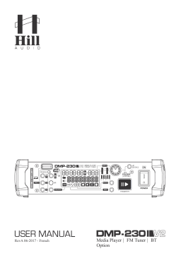 Karma DMP 230 V2B Lettore Jingle USB - SD - Radio Manuel du propriétaire