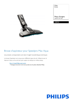 Philips CP0721/01 Brosse Manuel utilisateur