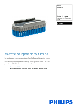 Philips CP0294/01 Brossette Manuel utilisateur