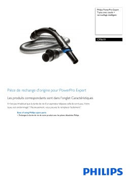 Philips CP0619/01 PowerPro Expert Tuyau avec coude + verrouillage intelligent Manuel utilisateur