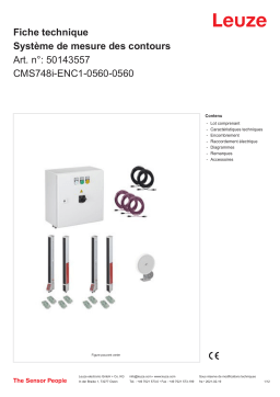 Leuze CMS748i-ENC1-0560-0560 Konturmesssystem Manuel utilisateur