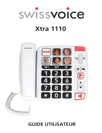 SwissVoice Xtra 1110 Manuel utilisateur | Fixfr
