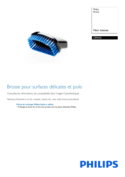 Philips CP0145/01 Brosse Manuel utilisateur