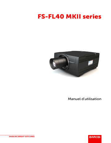 FL40-4K MKII | FS40-WU MKII | FS40-4K MKII | Barco FL40-WU MKII Mode d'emploi | Fixfr