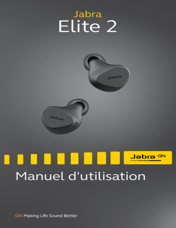 Elite 2 - Dark Grey | Jabra Elite 2 Manuel utilisateur | Fixfr