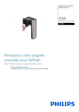 Philips CP0703/01 Premium Compact Poignée Easy Click Manuel utilisateur