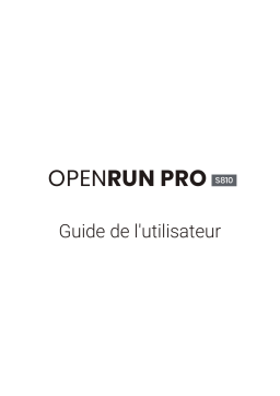 SHOKZ Openrun Pro Manuel utilisateur