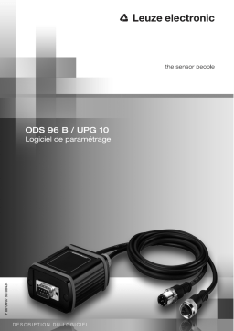 ODS 96B UPG 10 : Manuel d'utilisation avec IA | Leuze