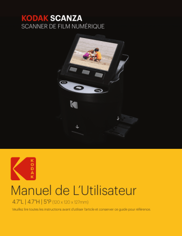 Kodak Digital Film Scanner Manuel utilisateur | Fixfr