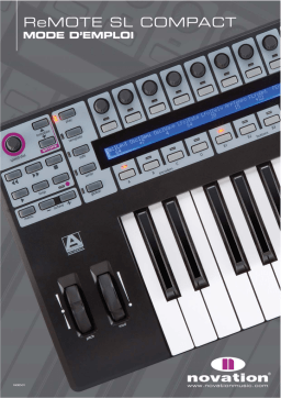 Novation ReMOTE 25 SL COMPACT Mode d'emploi