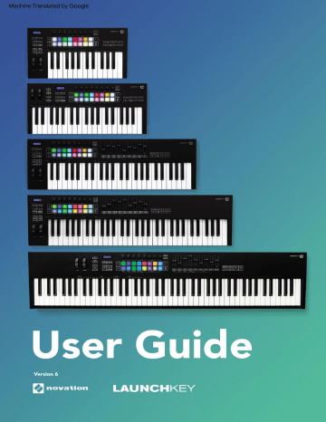 Launchkey 25 [MK3] | Launchkey 61 [MK3] | Launchkey 37 [MK3] | Launchkey 49 [MK3] | Novation Launchkey 88 [MK3] Mode d'emploi | Fixfr