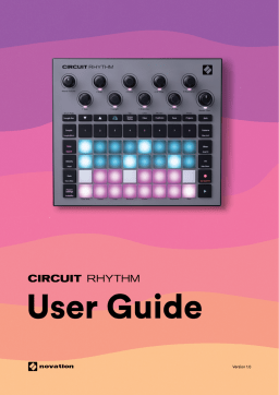 Novation Circuit Rhythm Mode d'emploi