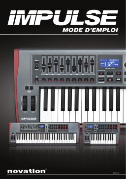 Novation Impulse 61 Mode d'emploi