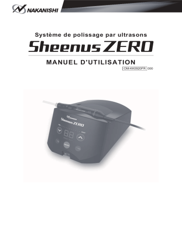 Sheenus ZERO Controller | Sheenus ZERO HP | Nakanishi Sheenus ZERO Set Manuel du propriétaire | Fixfr