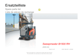 PowerBoss Sweepmaster B1500R Manuel utilisateur