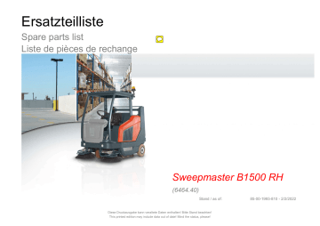 PowerBoss Sweepmaster B1500R Manuel utilisateur | Fixfr