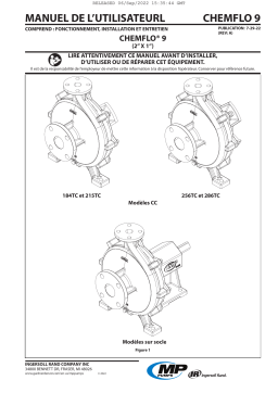 MP Pumps CHEMFLO 9 Manuel utilisateur