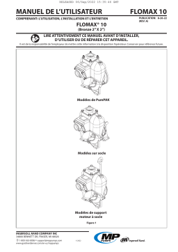 MP Pumps FLOMAX 10 Bronze Manuel utilisateur