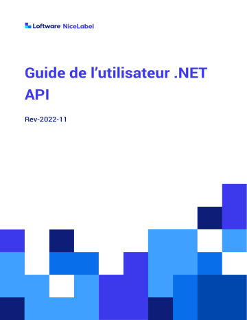 NiceLabel 10 .NET API Mode d'emploi | Fixfr