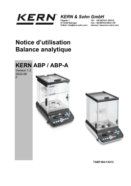 KERN TABP 220-4AM-A Mode d'emploi