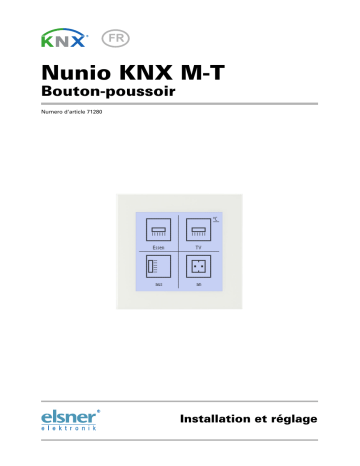 Elsner Nunio KNX M-T Manuel utilisateur | Fixfr