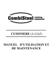 CombiSteel 7178.0420 Base 700 Gas Stove 6 Bu. Manuel utilisateur