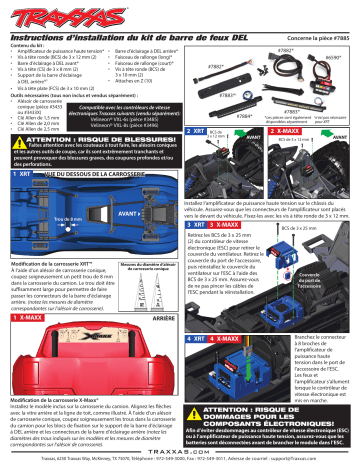 XRT | Traxxas X-Maxx Mode d'emploi | Fixfr