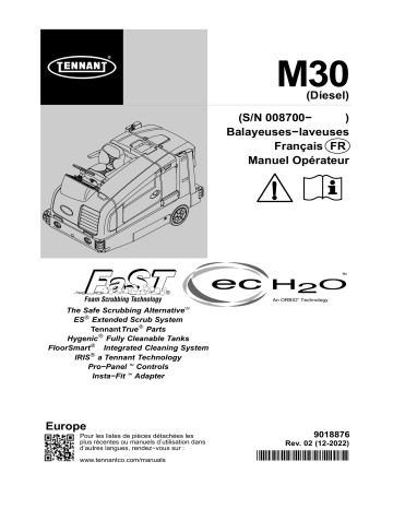 Tennant M-M30 Mode d'emploi | Fixfr