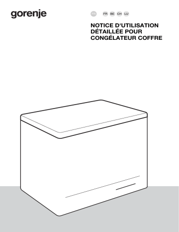 Gorenje ZS4608T Congélateur coffre FH451CW Une information important | Fixfr